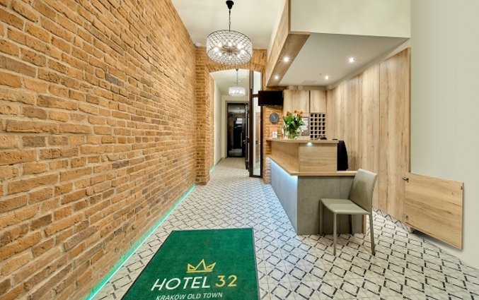 Receptie van hotel 32 Krakow Old Town in Krakau